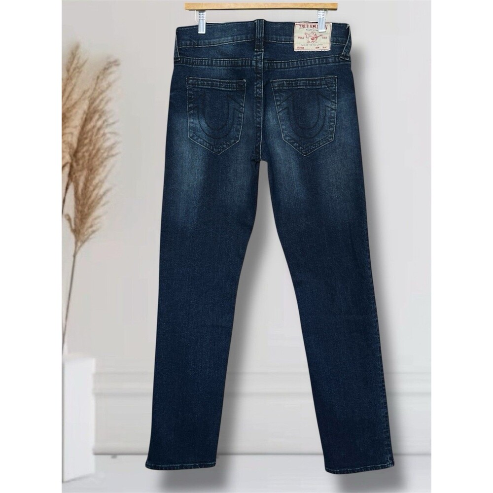 True Religion Geno Relaxed Slim Men’s W31 L34 Stretch Blue Denim Jeans